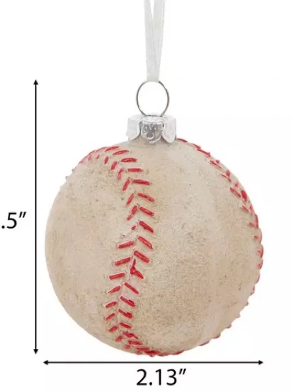 (2) Vintage Baseball Ornament